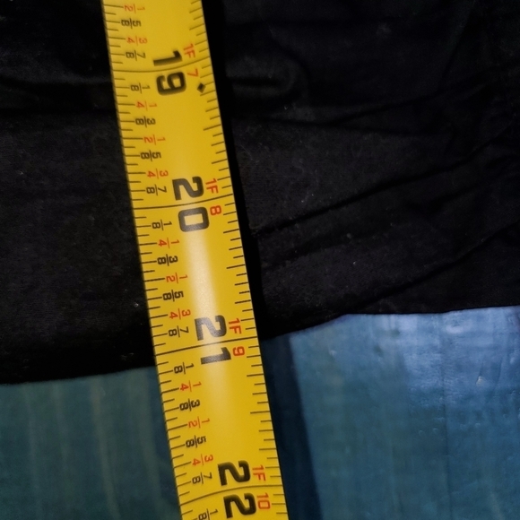 Long Sleeve Black Buttondown with Mesh Eyelet Cut Top 4 Petite - Picture 7 of 12